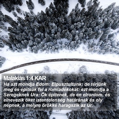Malakiás 1:4 KAR Bible Verse Image