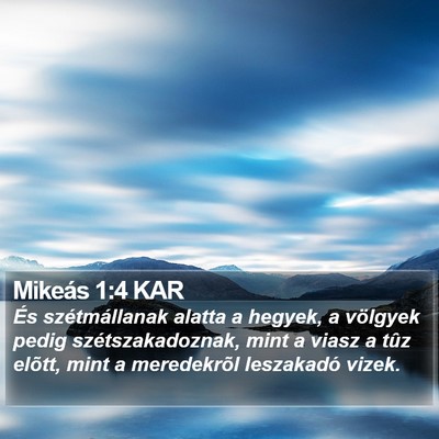Mikeás 1:4 KAR Bible Verse Image