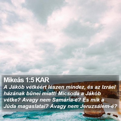 Mikeás 1:5 KAR Bible Verse Image