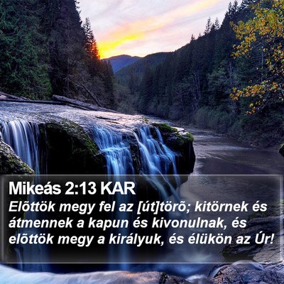 Mikeás 2:13 KAR Bible Verse Image