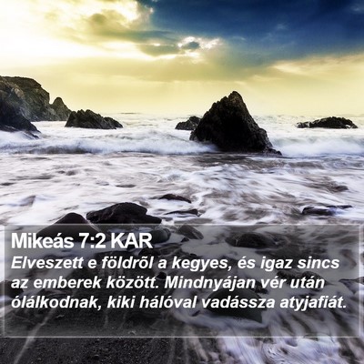 Mikeás 7:2 KAR Bible Verse Image