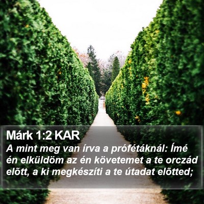 Márk 1:2 KAR Bible Verse Image