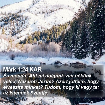 Márk 1:24 KAR Bible Verse Image