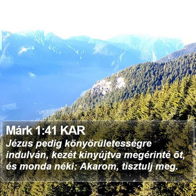 Márk 1:41 KAR Bible Verse Image