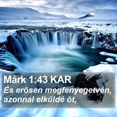 Márk 1:43 KAR Bible Verse Image