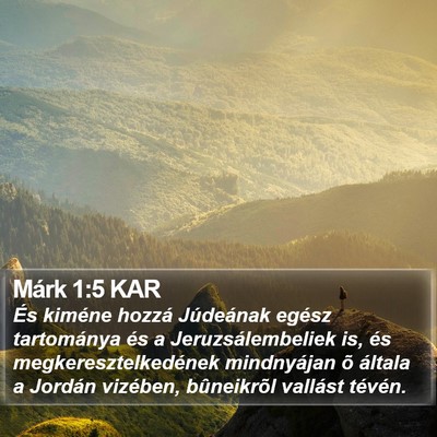 Márk 1:5 KAR Bible Verse Image