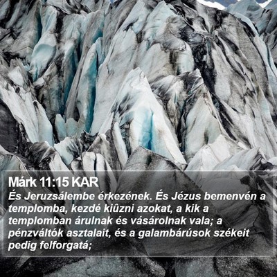 Márk 11:15 KAR Bible Verse Image