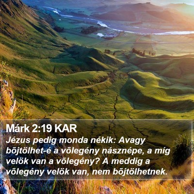 Márk 2:19 KAR Bible Verse Image