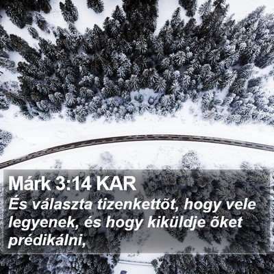 Márk 3:14 KAR Bible Verse Image
