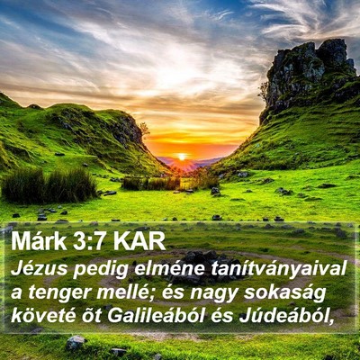Márk 3:7 KAR Bible Verse Image