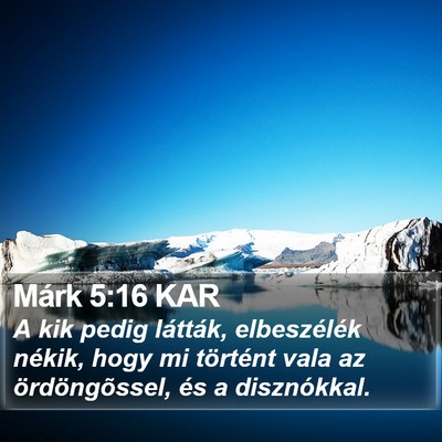 Márk 5:16 KAR Bible Verse Image