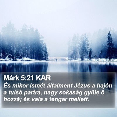 Márk 5:21 KAR Bible Verse Image