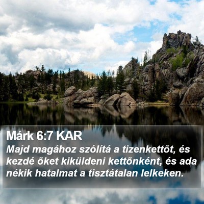 Márk 6:7 KAR Bible Verse Image