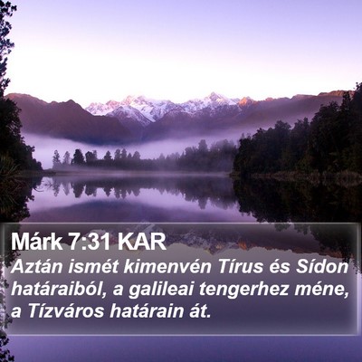 Márk 7:31 KAR Bible Verse Image