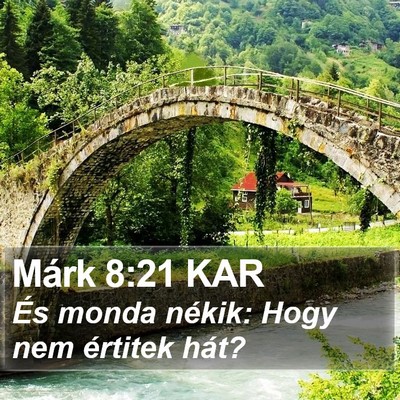Márk 8:21 KAR Bible Verse Image