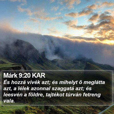 Márk 9:20 KAR Bible Verse Image