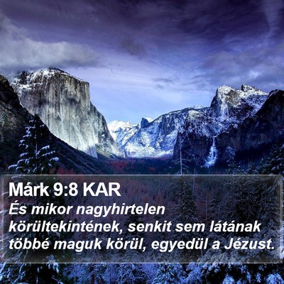 Márk 9:8 KAR Bible Verse Image