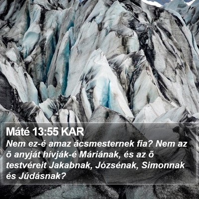 Máté 13:55 KAR Bible Verse Image