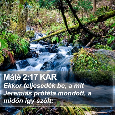 Máté 2:17 KAR Bible Verse Image