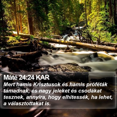 Máté 24:24 KAR Bible Verse Image