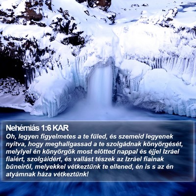 Nehémiás 1:6 KAR Bible Verse Image