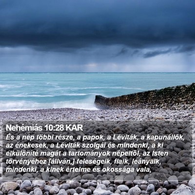 Nehémiás 10:28 KAR Bible Verse Image