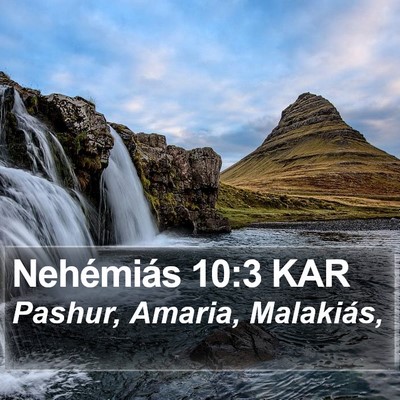 Nehémiás 10:3 KAR Bible Verse Image