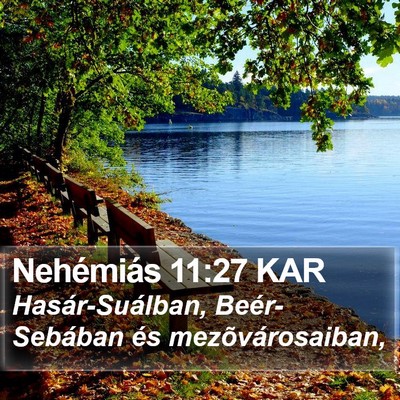 Nehémiás 11:27 KAR Bible Verse Image