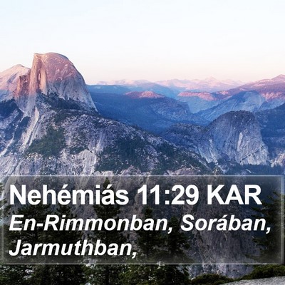 Nehémiás 11:29 KAR Bible Verse Image