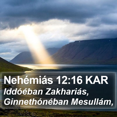 Nehémiás 12:16 KAR Bible Verse Image
