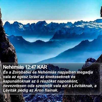 Nehémiás 12:47 KAR Bible Verse Image
