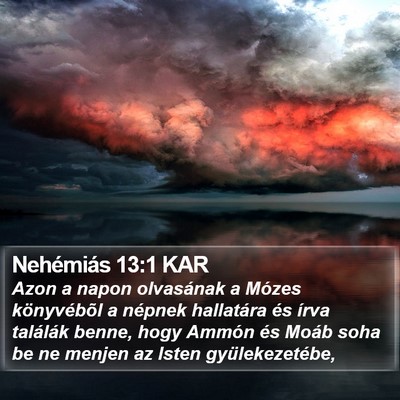 Nehémiás 13:1 KAR Bible Verse Image