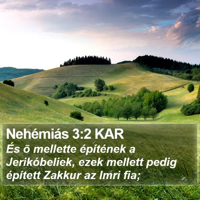 Nehémiás 3:2 KAR Bible Verse Image