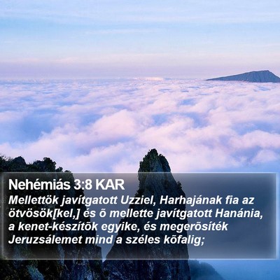 Nehémiás 3:8 KAR Bible Verse Image