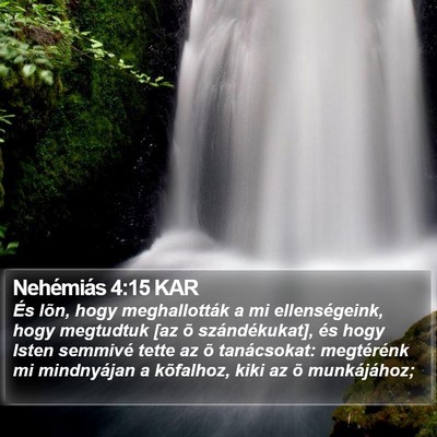 Nehémiás 4:15 KAR Bible Verse Image