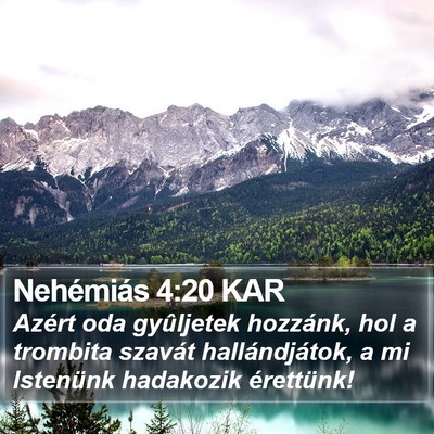 Nehémiás 4:20 KAR Bible Verse Image