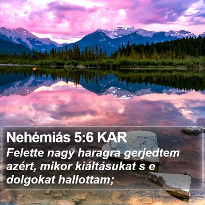 Nehémiás 5:6 KAR Bible Verse Image