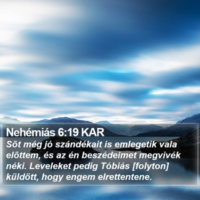 Nehémiás 6:19 KAR Bible Verse Image