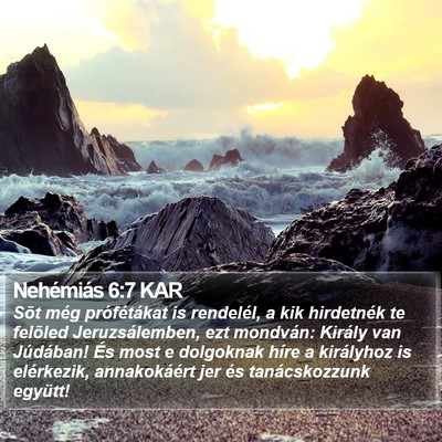 Nehémiás 6:7 KAR Bible Verse Image