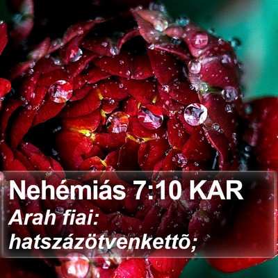 Nehémiás 7:10 KAR Bible Verse Image