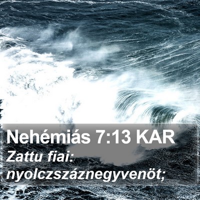 Nehémiás 7:13 KAR Bible Verse Image