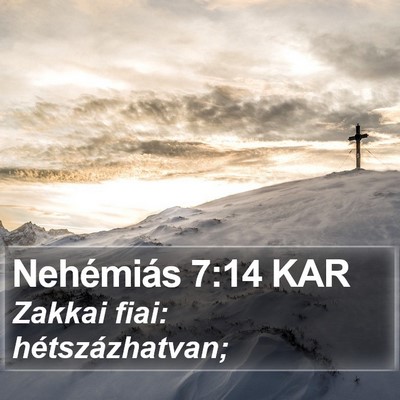 Nehémiás 7:14 KAR Bible Verse Image
