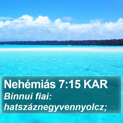 Nehémiás 7:15 KAR Bible Verse Image