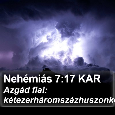 Nehémiás 7:17 KAR Bible Verse Image
