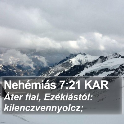 Nehémiás 7:21 KAR Bible Verse Image