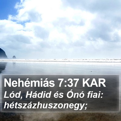 Nehémiás 7:37 KAR Bible Verse Image
