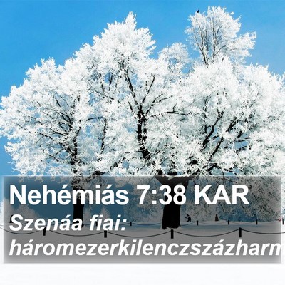 Nehémiás 7:38 KAR Bible Verse Image