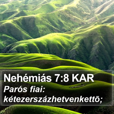 Nehémiás 7:8 KAR Bible Verse Image