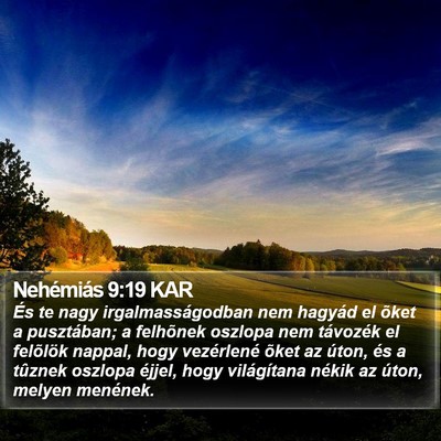 Nehémiás 9:19 KAR Bible Verse Image