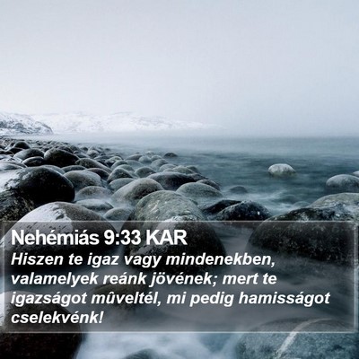 Nehémiás 9:33 KAR Bible Verse Image
